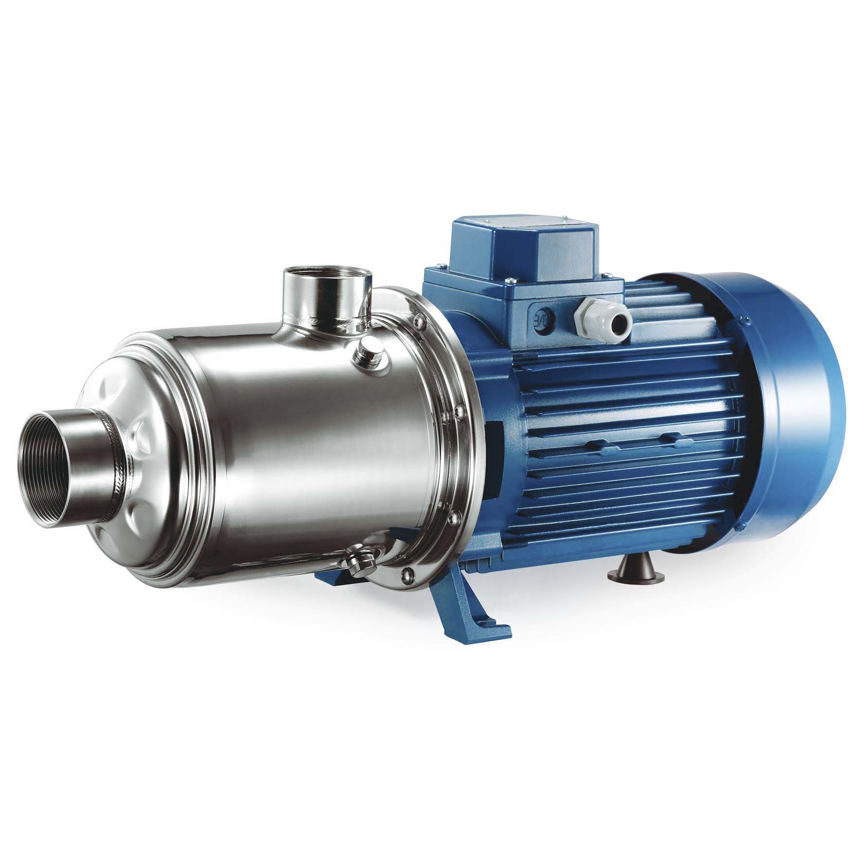 Motobomba acero inoxidable horizontal