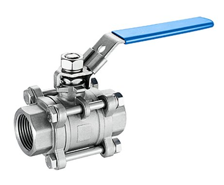 Válvula bola acero inoxidable 3 piezas